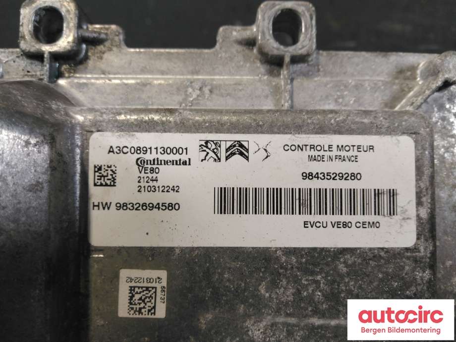 Styreenhet diverse til Opel Vivaro C 2020-->>  (OPEL|98 326 945 80|)