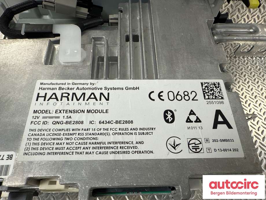Bilstereo til Toyota Yaris 2014-2020 (Type III, Fase 2)  (TOYOTA|861400D230|)