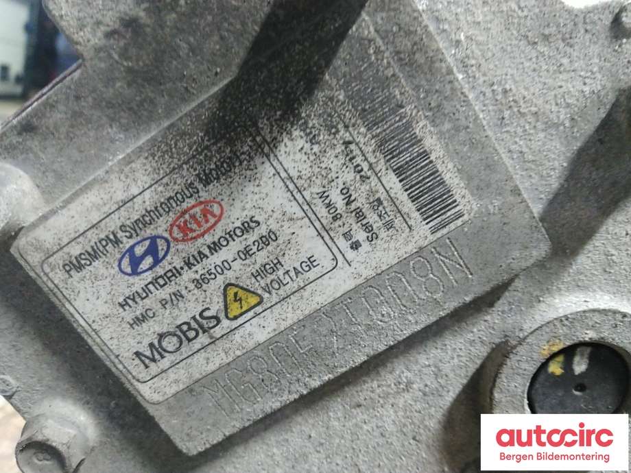 Motor elbil foran til Kia Soul 2014-2019 (Type II)  (KIA|36500 0E200|)