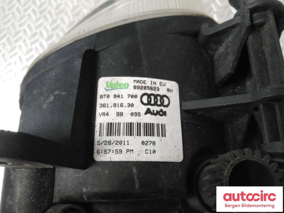 Tåkelykt høyre foran til Audi A5 2007-2016 (Type I)  (AUDI|8T0 941 700|)