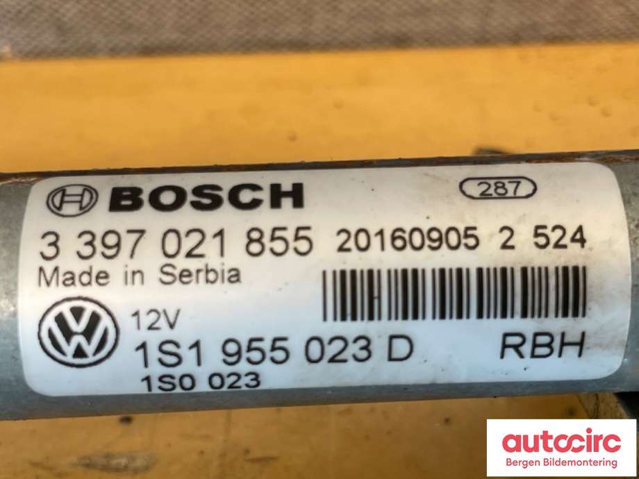 Viskeroverføring til VW E-Up 2013-2019  (VOLKSWAGEN|1S1 955 023 D||3397021855)
