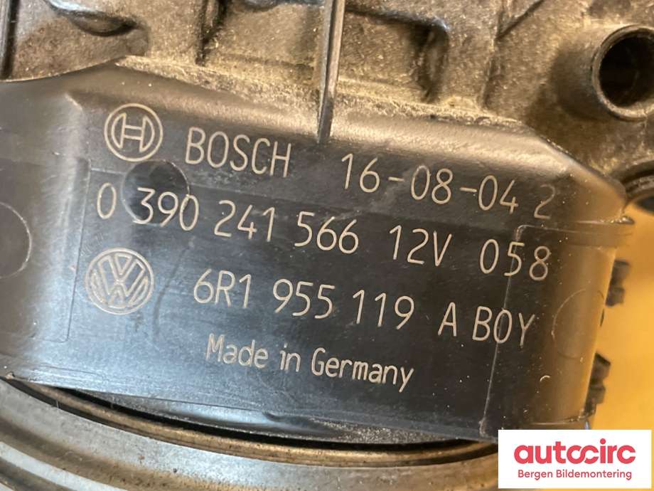 Viskermotor frontrute til VW E-Up 2013-2019  (VOLKSWAGEN|6R1 955 119 A||6R1 955 119 A BOY)