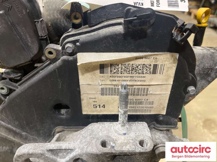 Motor diesel til Ford Fiesta 2008-2012 (Type VI, Fase 1)  (FORD|KVJA|)