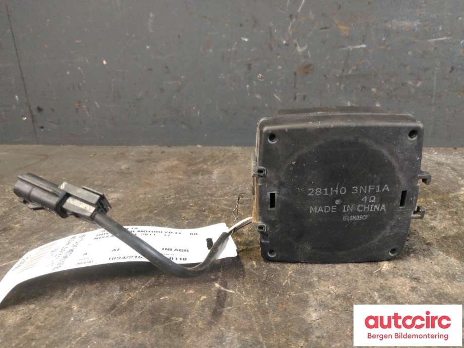 Høyttaler motorlyd, AVAS (Acoustic Vehicle Alerting System) til Nissan Leaf 2011-2017 (Type I)  (NISSAN|281H03NF1A|)