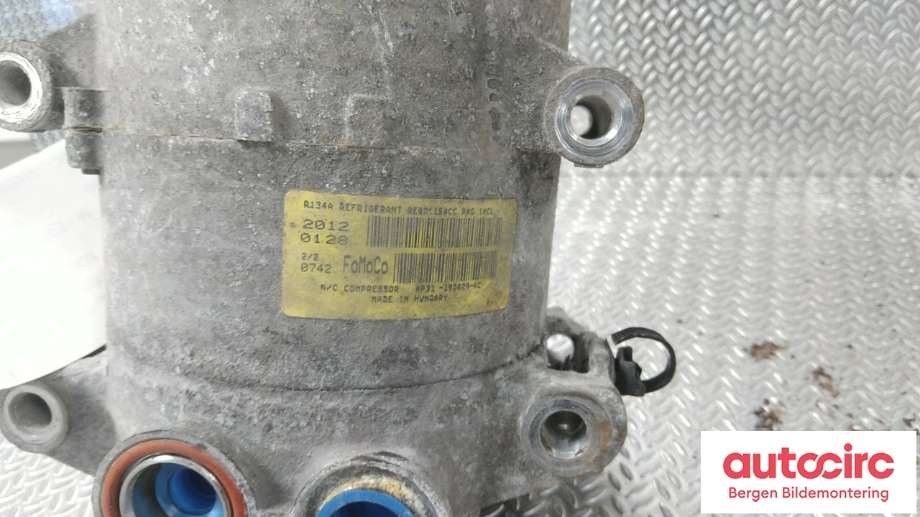 Aircondition kompressor til Ford Fiesta 2008-2012 (Type VI, Fase 1) (FORD|1890121|AP31-19D629-AE|)