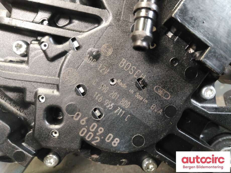 Viskermotor bakrute til VW Golf V, Combi 2003-2008  (VOLKSWAGEN|1K6 955 711 C|)