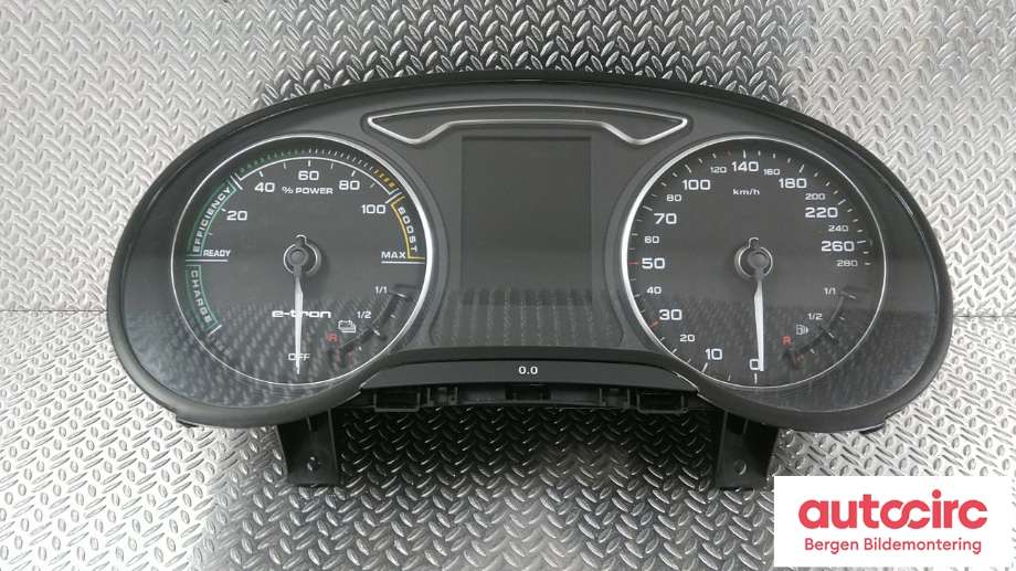 Instrumentpanel til Audi A3 2012-2016 (Type III, Fase 1)  (AUDI|8V0 920 870 Q|)