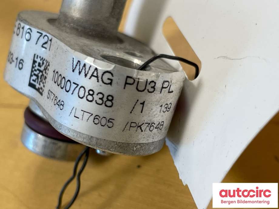 Aircondition rør til VW E-Up 2013-2019  (VOLKSWAGEN|12E 816 721|)