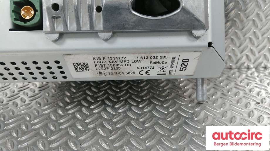 Instrument kjørecomputer til Ford Fiesta 2013-2017 (Type VI, Fase 2)  (FORD|2013275|F1BT-18B955-DC|)