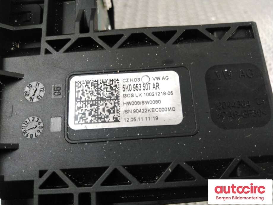 Bryter combi til VW Caddy 2010-2015 (Type III, Fase 2)  (VOLKSWAGEN|5K0 953 513 K|)