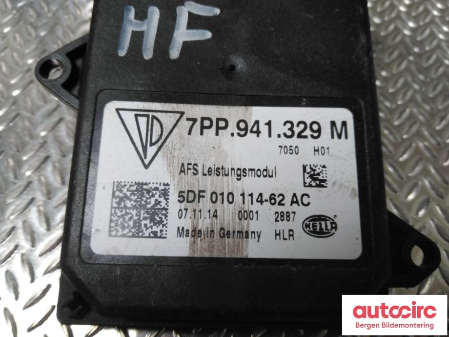 Styreenhet diverse til Audi A3, 2012-2016 (Type III, Fase 1) (AUDI|7PP 941 329 M)
