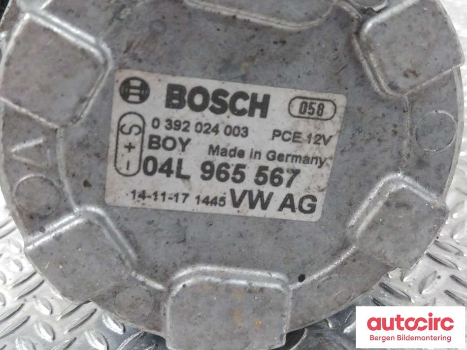 Sirkulasjonspumpe til Audi A3 2012-2016 (Type III, Fase 1) (AUDI|04L 965 567|)