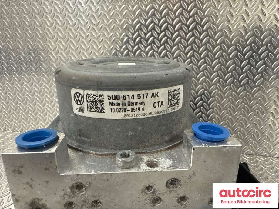 ABS sentral til Audi A3 2012-2016 (Type III, Fase 1)  (AUDI|5Q0 614 517 AK|)