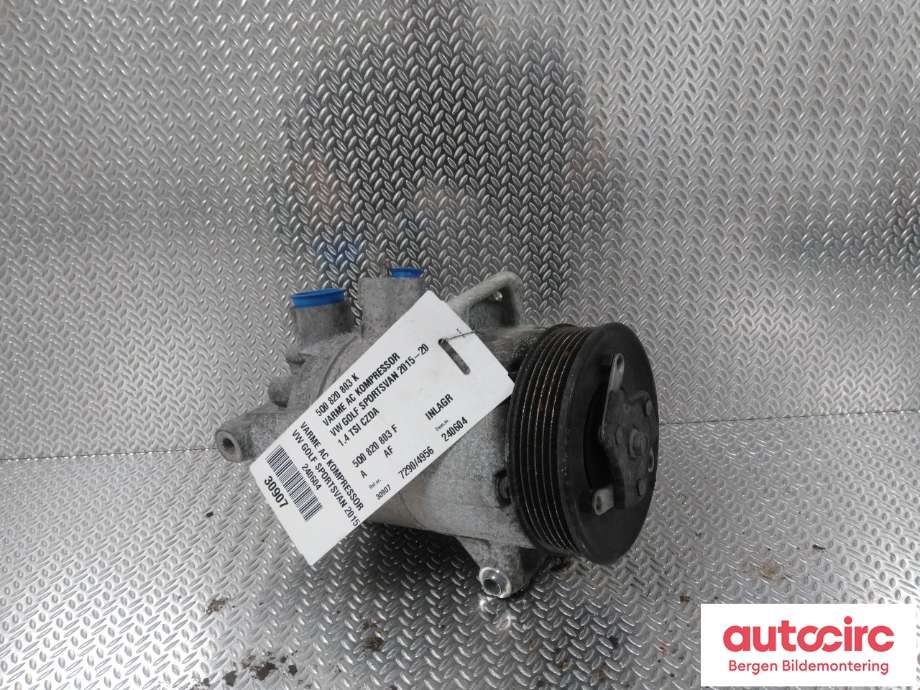 Aircondition kompressor til VW Golf Sportsvan 2014-2018 (VOLKSWAGEN|5Q0 820 803 K|5Q0 820 803 F|)