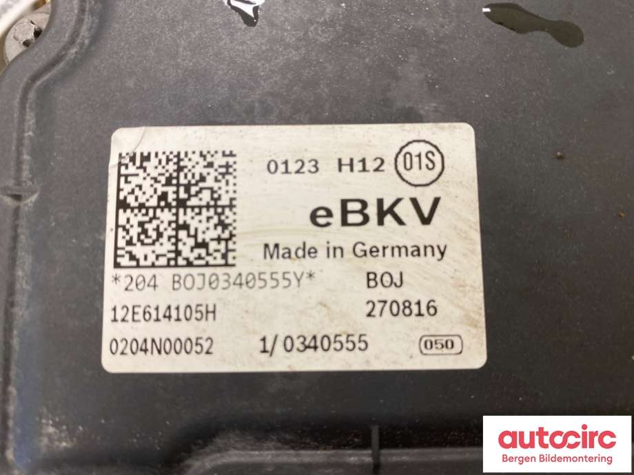 Bremsekraft-forsterker til VW e-Golf 2017-2020 (Fase 2)  (VOLKSWAGEN|5QE 614 105 AT||12E614105H)
