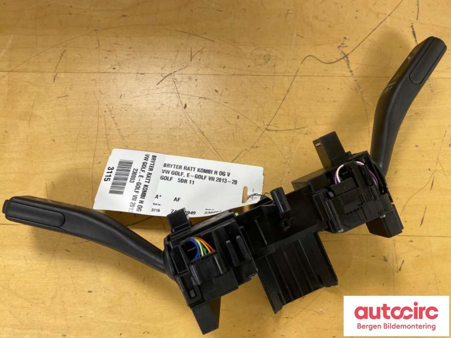 Bryter combi til VW e-Golf 2017-2020 (Fase 2)  (VOLKSWAGEN|1S0 953 503 AS||1S0.953.503.AS)