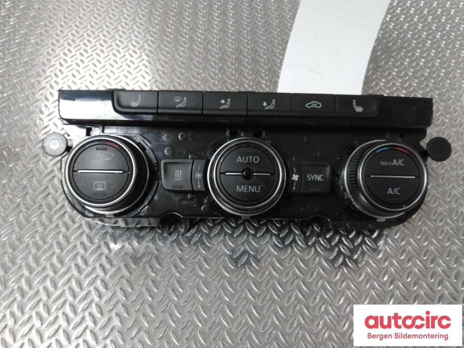 Varmeapparat betjening til VW Passat 2015-2019 (Fase 1) (B8) (B8) (VOLKSWAGEN|5GE 907 044 AL|)