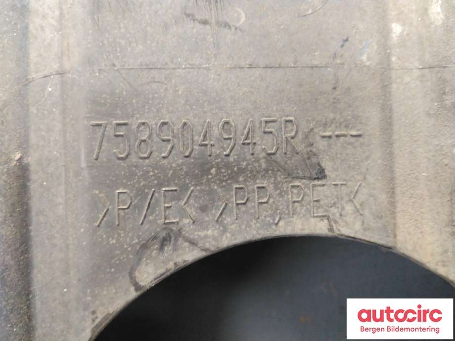 Motorplate under motor til Renault Zoe 2013-2019 (Fase 1)  (RENAULT|758904945R|)