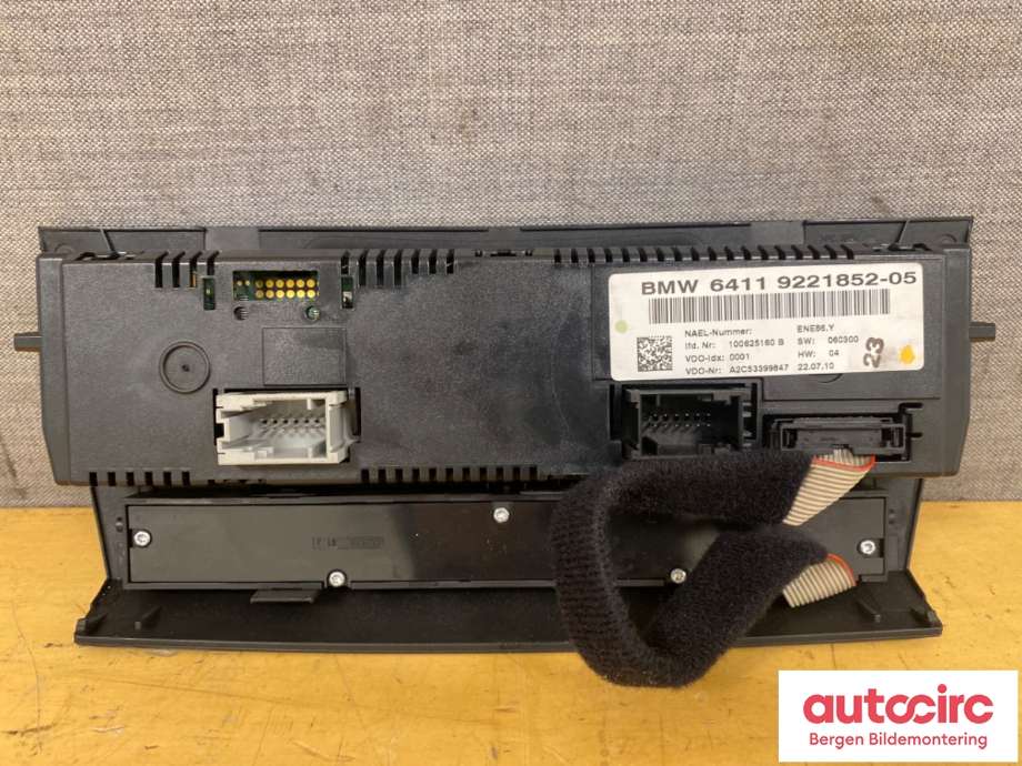 Innredning pakke til BMW 3-Serie 2005-2011 (E90/E91/E92/E93) (E90/E91/E92/E93) (BMW|64 11 9 292 262||6411 9221852-05)