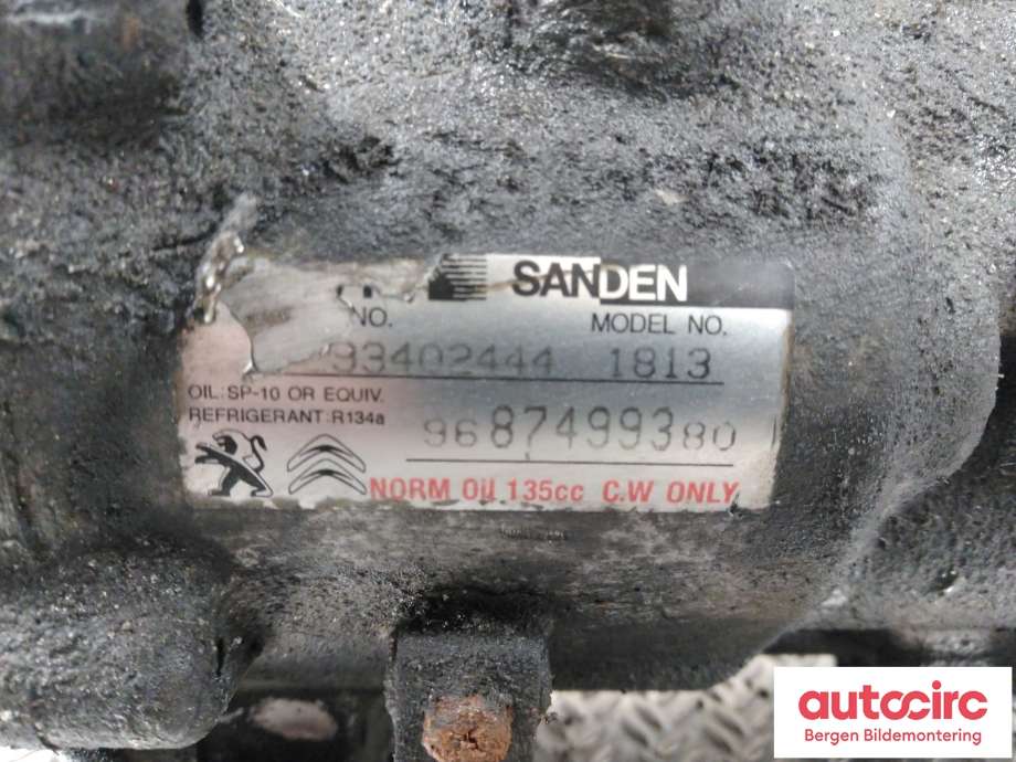 Aircondition kompressor til Citroën Jumpy 2007-2016 (Type II)  (CITROEN|6487 48|)