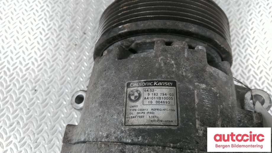 Aircondition kompressor til BMW 1-Serie 2004-2011 (E81/E82/E87/E88) (E81/E82/E87/E88) (BMW|64 52 9 182 794|)