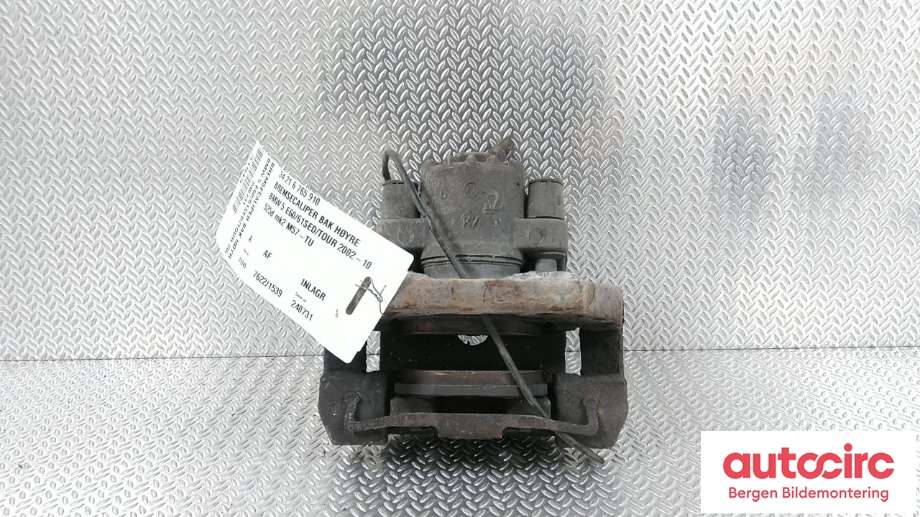 Bremsecaliper høyre bak til BMW 5-Serie 2003-2010 (E60/E61) (E60/E61) (BMW|34 21 6 765 910|)