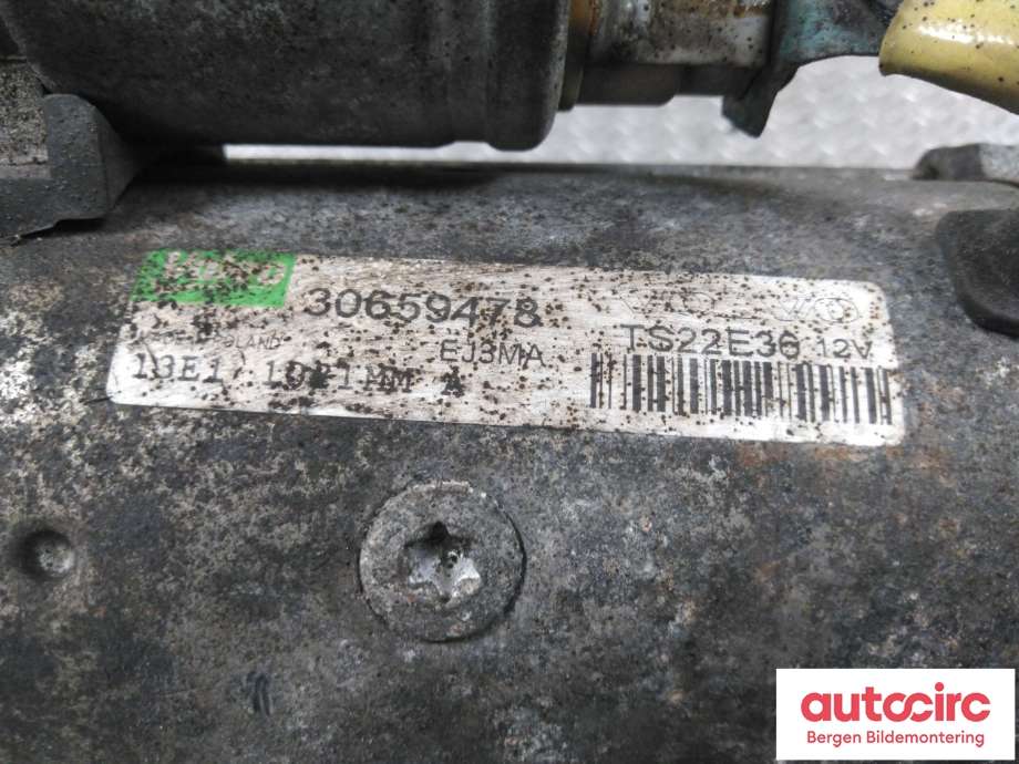 Starter diesel til Volvo V60 2010-2013 (Type I, Fase 1)  (VOLVO|36001519|)