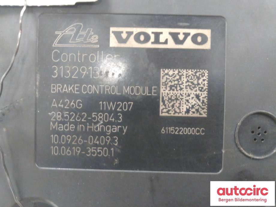 ABS sentral til Volvo V60 2010-2013 (Type I, Fase 1)  (VOLVO|31329138|)