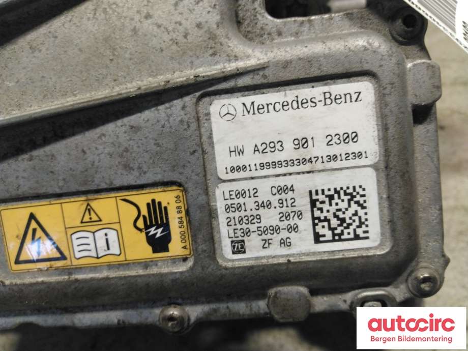 Motor elbil foran til Mercedes EQC 2019-->> (MERCEDES|A2933406800||A 293 340 68 00 80)