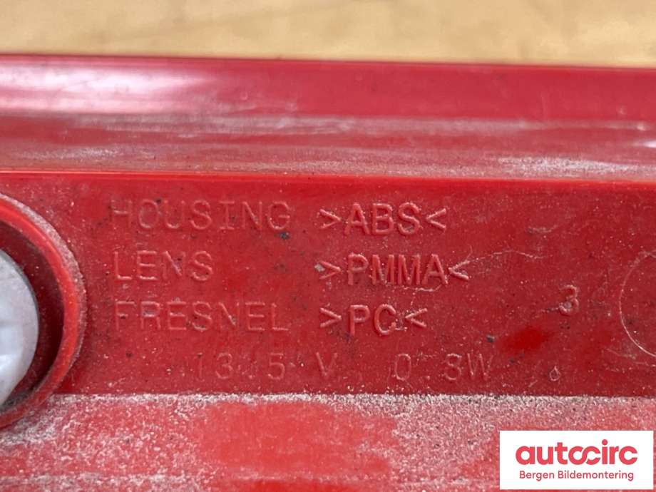 Baklykt bremselys bakrute til Ford Fiesta 2013-2017 (Type VI, Fase 2)  (FORD|8A61-13A613-BF|2094254|)