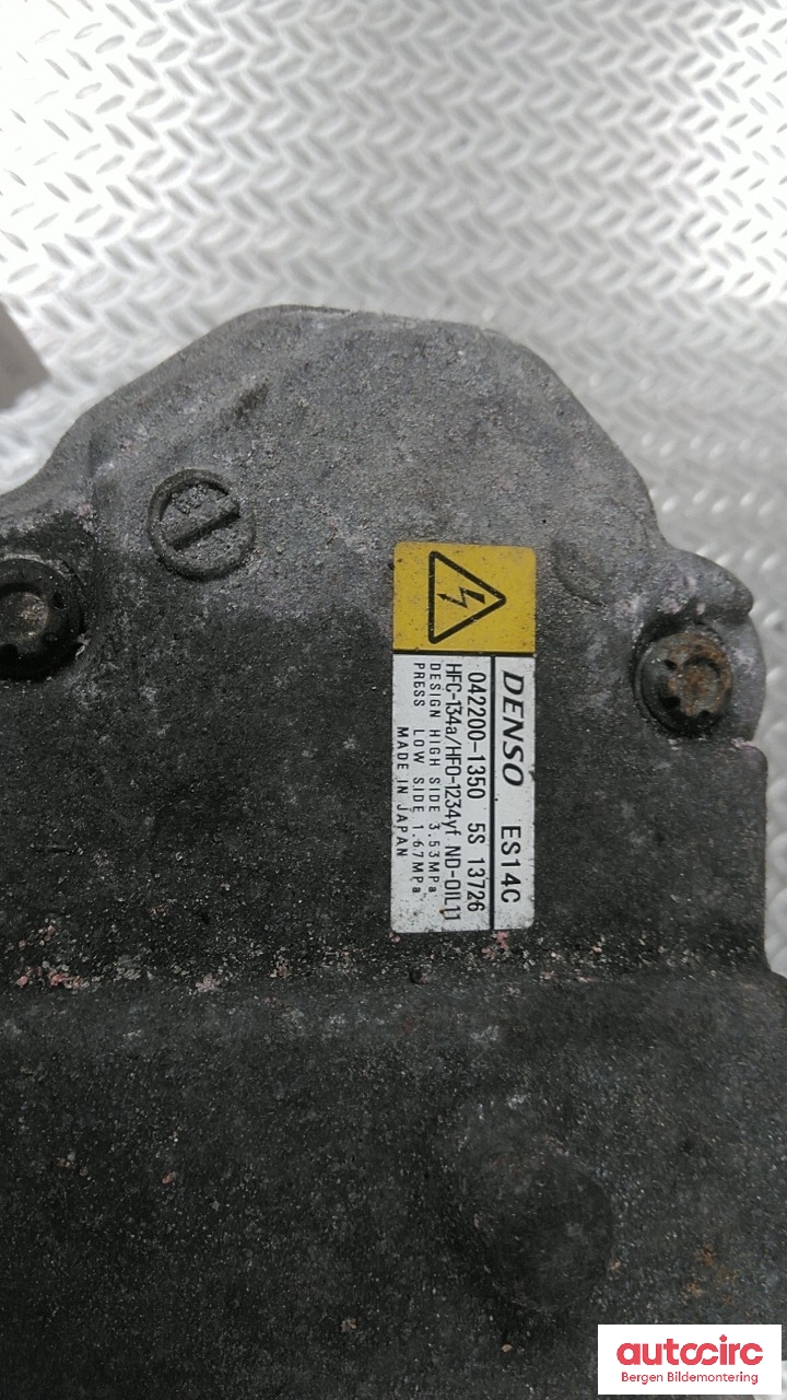 Aircondition kompressor til Toyota Yaris 2014-2020 (Type III, Fase 2)  (TOYOTA|8837052012|)