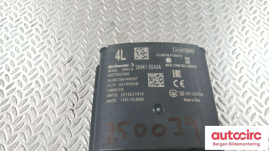 Sensor radar til Nissan Leaf 2018-->> (Type II)  (NISSAN|284K1 5SA0A|)