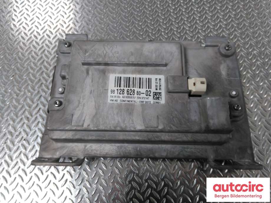 Multimedia display (MCU - Media Controller Unit) til Peugeot 2008 2013-2019 (Type I)  (PEUGEOT|98 128 628 80|)