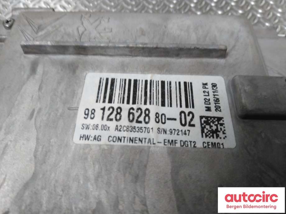 Multimedia display (MCU - Media Controller Unit) til Peugeot 2008 2013-2019 (Type I)  (PEUGEOT|98 128 628 80|)