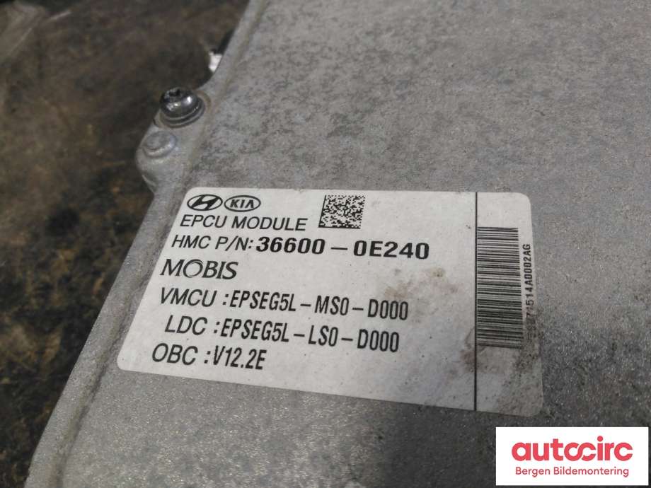 Inverter elbil til Kia Soul 2014-2019 (Type II)  (KIA|91875E4010|)