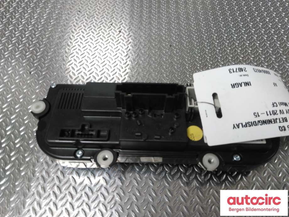 Varmeapparat betjening til VW Caddy 2010-2015 (Type III, Fase 2)  (VOLKSWAGEN|7N0 907 426 CQ|)