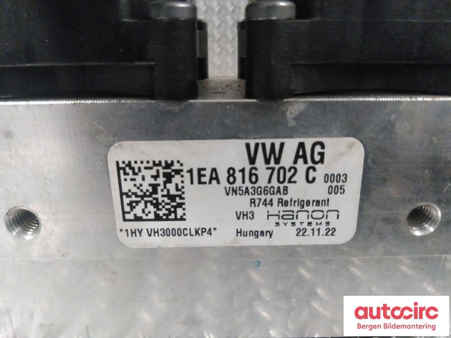 Varmeapparat diverse til VW ID.4 2020-->>  (VOLKSWAGEN|1EA 816 702 D|1EA 816 702 C|)