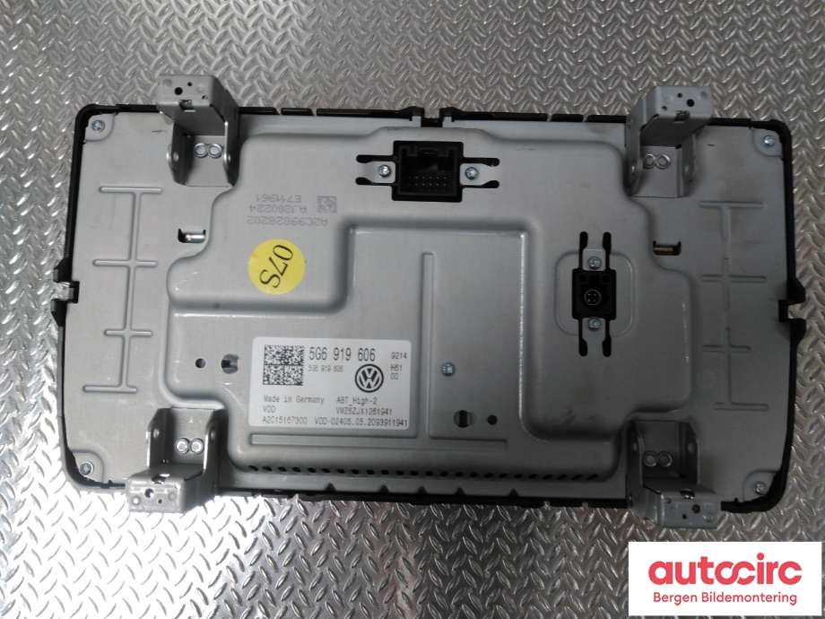 Instrument kjørecomputer til VW e-Golf 2017-2020 (Fase 2)  (VOLKSWAGEN|5G6 919 606 C|)