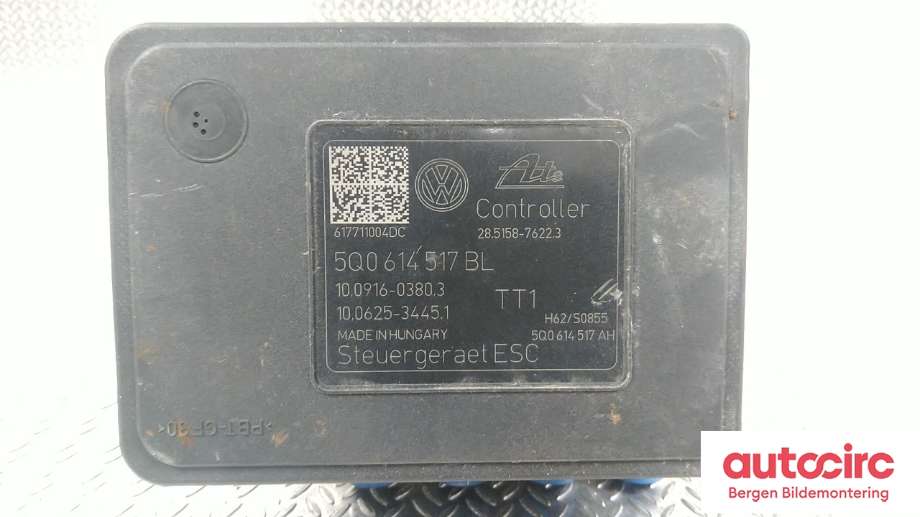 ABS sentral til VW e-Golf 2017-2020 (Fase 2)  (VOLKSWAGEN|5Q0 614 517 DB|)