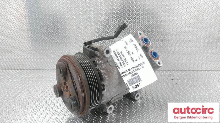 Aircondition kompressor til Ford Focus 2008-2010 (Type II, Fase 2) (FORD|1677171|3M5H-19D629-KG|)