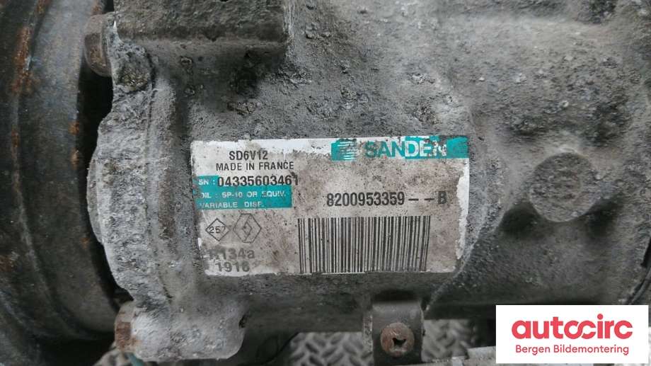 Aircondition kompressor til Mercedes Citan 2012-2021 (W415) (W415) (MERCEDES|A 415 830 44 00|A 415 830 01 00|)