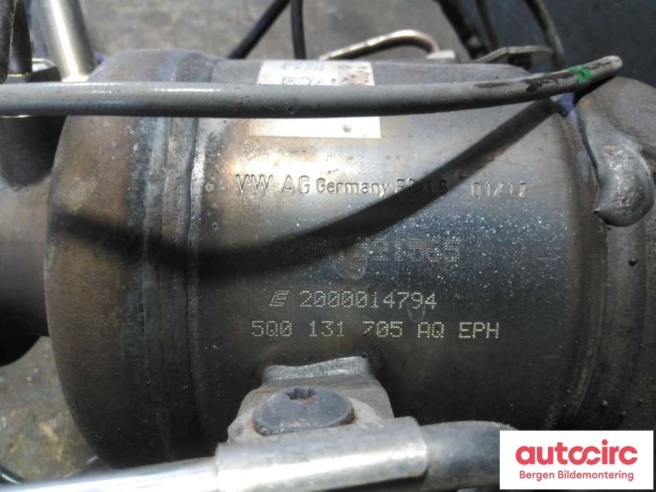Partikkelfilter til VW Passat 2015-2019 (Fase 1) (B8) (B8) (VOLKSWAGEN|04L 131 671 NX|04L 131 602 NX|)