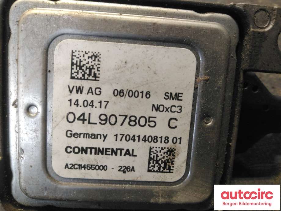 Partikkelfilter til VW Passat 2015-2019 (Fase 1) (B8) (B8) (VOLKSWAGEN|04L 131 671 NX|04L 131 602 NX|)