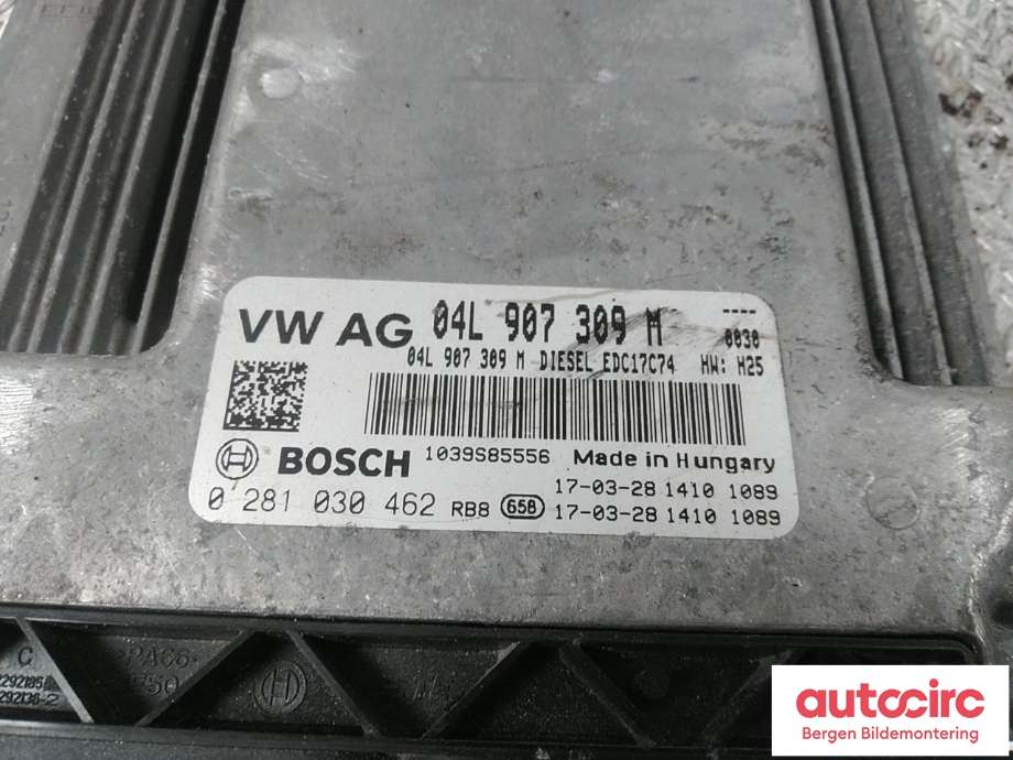 Styreenhet motor til VW Passat 2015-2019 (Fase 1) (B8) (B8) (VOLKSWAGEN|04L 906 026 GA||04L 907 309 M)