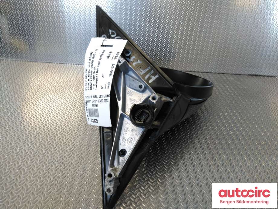 Speil høyre til BMW 1-Serie 2004-2011 (E81/E82/E87/E88) (E81/E82/E87/E88) (BMW|51 16 7 189 850|)