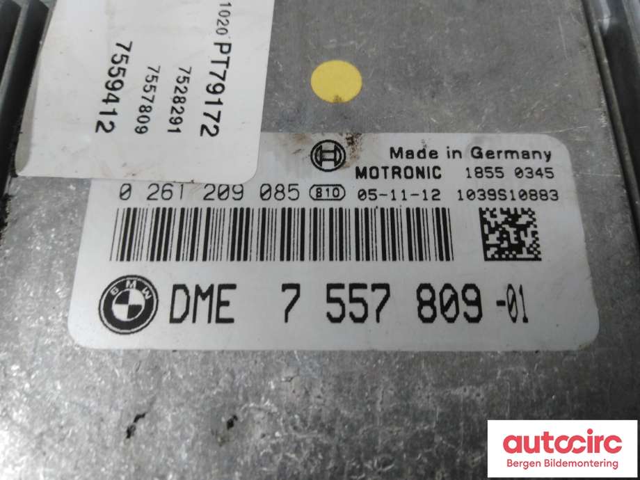 Styreenhet motor til BMW 1-Serie 2004-2011 (E81/E82/E87/E88) (E81/E82/E87/E88) (BMW|12 14 7 568 427|12 14 7 557 810|)