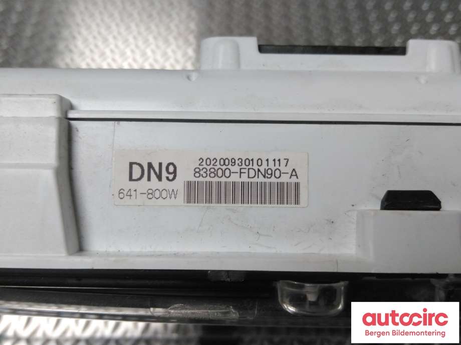 Speedometer til Toyota Hilux 2020-->>  (TOYOTA|83800FDN90|)