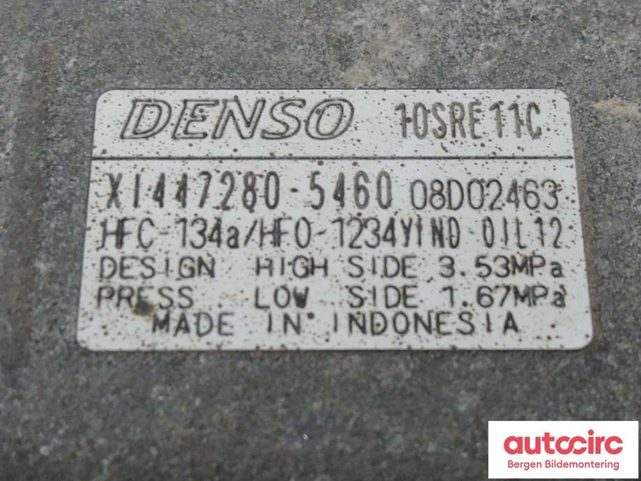 Aircondition kompressor til Toyota Hilux 2020-->>  (TOYOTA|883100KE30|)
