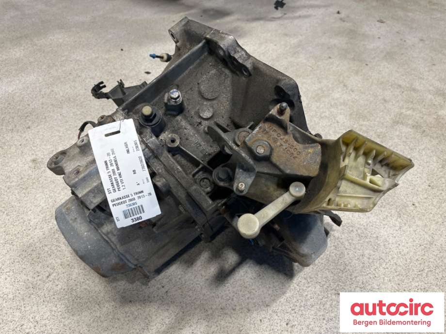 Girkasse manuell til Peugeot 2008 2013-2019 (Type I)  (PEUGEOT|16 124 784 80|16 137 066 80|1612478480)