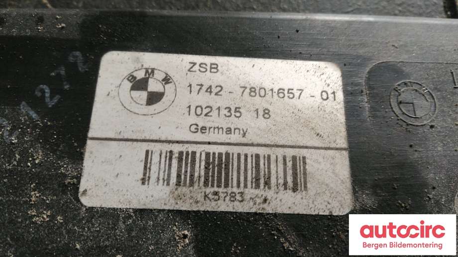 Kjølevifte til BMW 5-Serie 2003-2010 (E60/E61) (E60/E61) (BMW|17 42 7 801 657|)